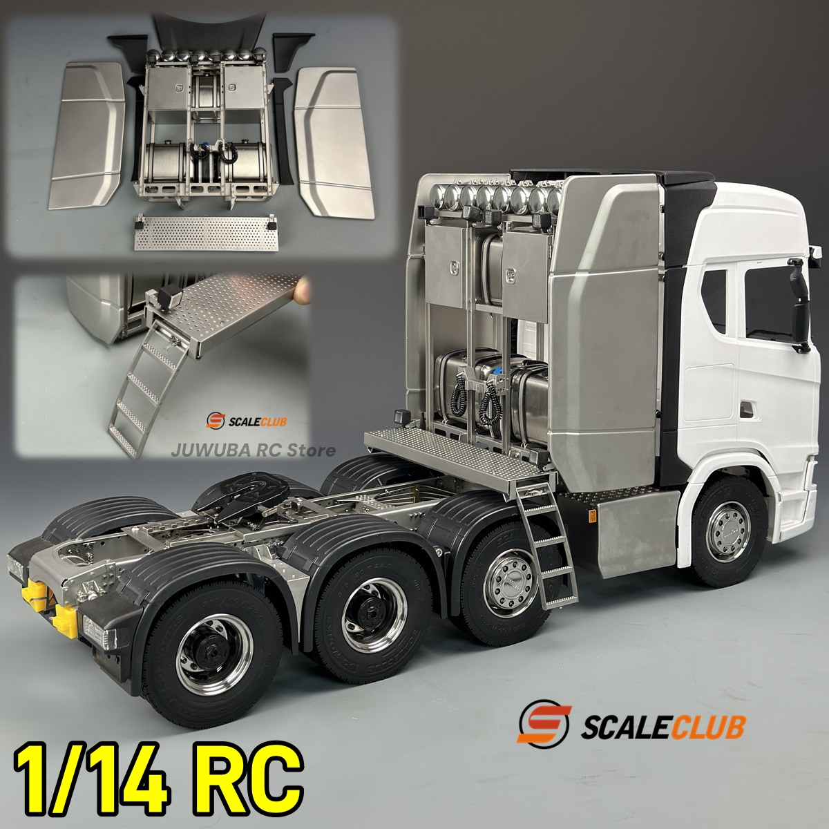 Heavy Equipment Hauler - 770S 1/14 트럭 캡 장비 랙