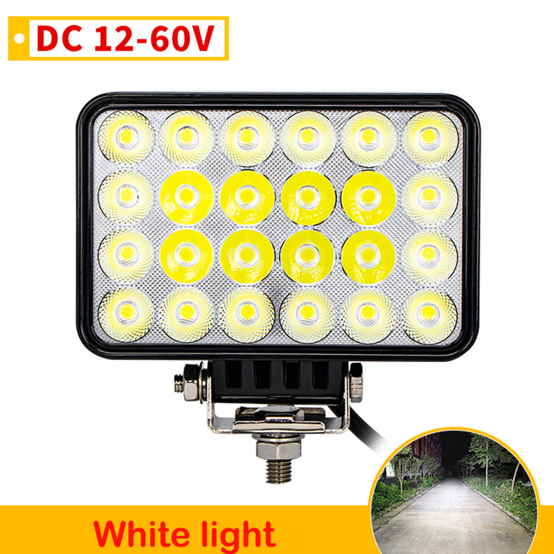 1PC 72W 차량 운전등 LED 스팟 플러드 안개등  - Vehicle Heavy Equipment 리뷰 및 가격