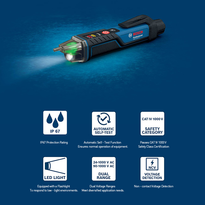 BOSCH PRO GVD 1000-17 전압 테스터 자 - Heavy Equipment And Machinery 리뷰 및 가격