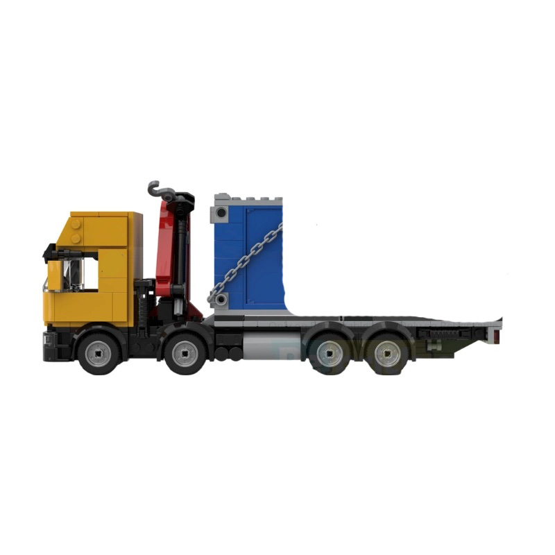 중형 크레인 트럭 MOC 빌딩 블록 8x4 건설 차량  - Vehicle Heavy Equipment 리뷰 및 가격