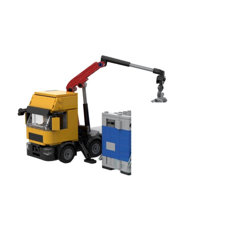 중형 크레인 트럭 MOC 빌딩 블록 8x4 건설 차량  - Vehicle Heavy Equipment 리뷰 및 가격