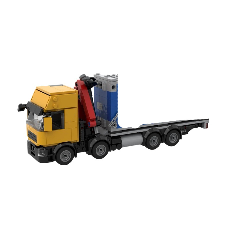 중형 크레인 트럭 MOC 빌딩 블록 8x4 건설 차량  - Vehicle Heavy Equipment 리뷰 및 가격