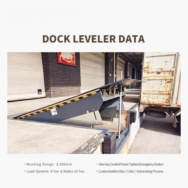 유압식 도크레벨러 중량 작업용 탄소강 6-20톤 적재  - Heavy Equipment Logistics 리뷰 및 가격