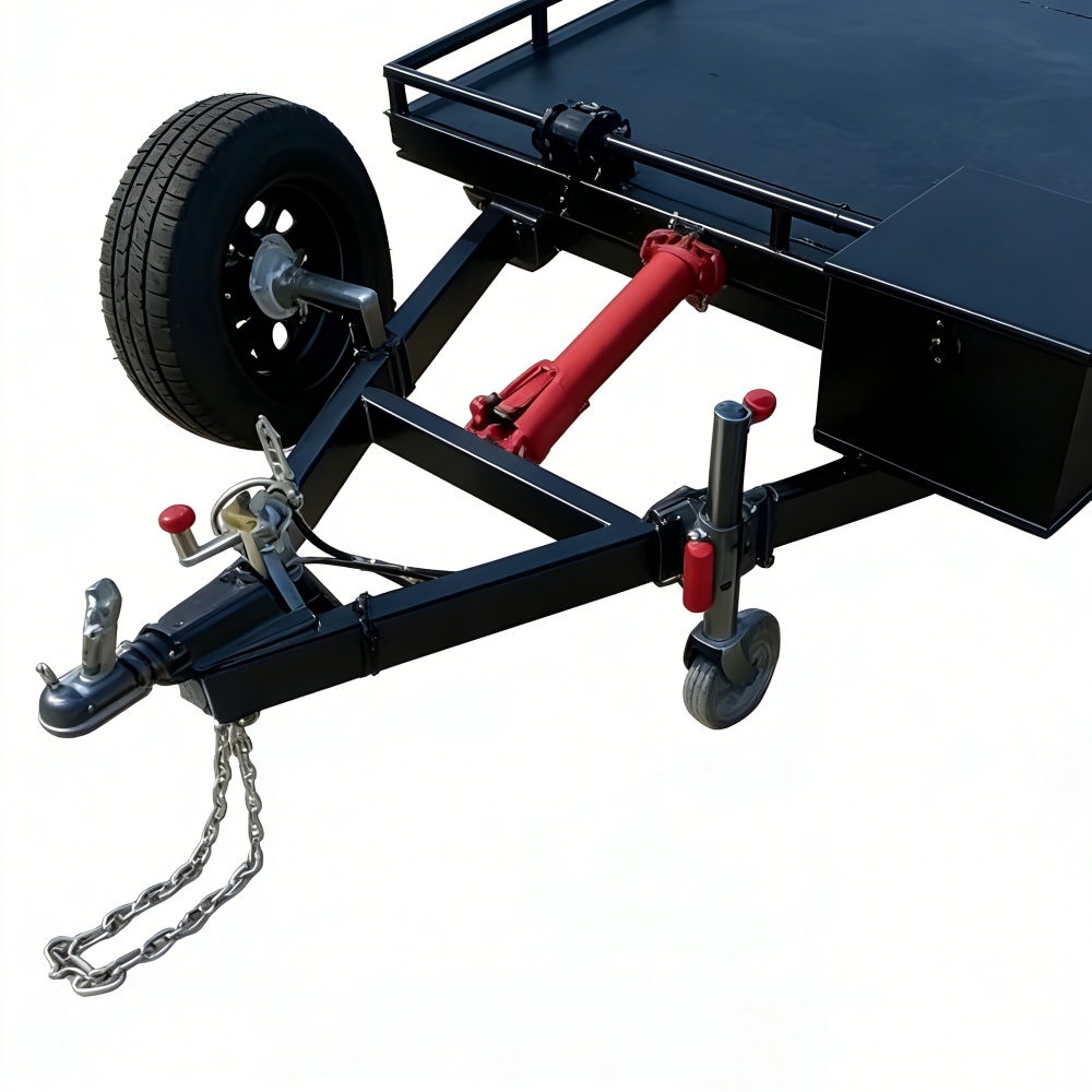 헤비듀티 이중축 스틸 카 홀러 트레일러 (전자 브레이크 - Heavy Equipment Hauler 리뷰 및 가격