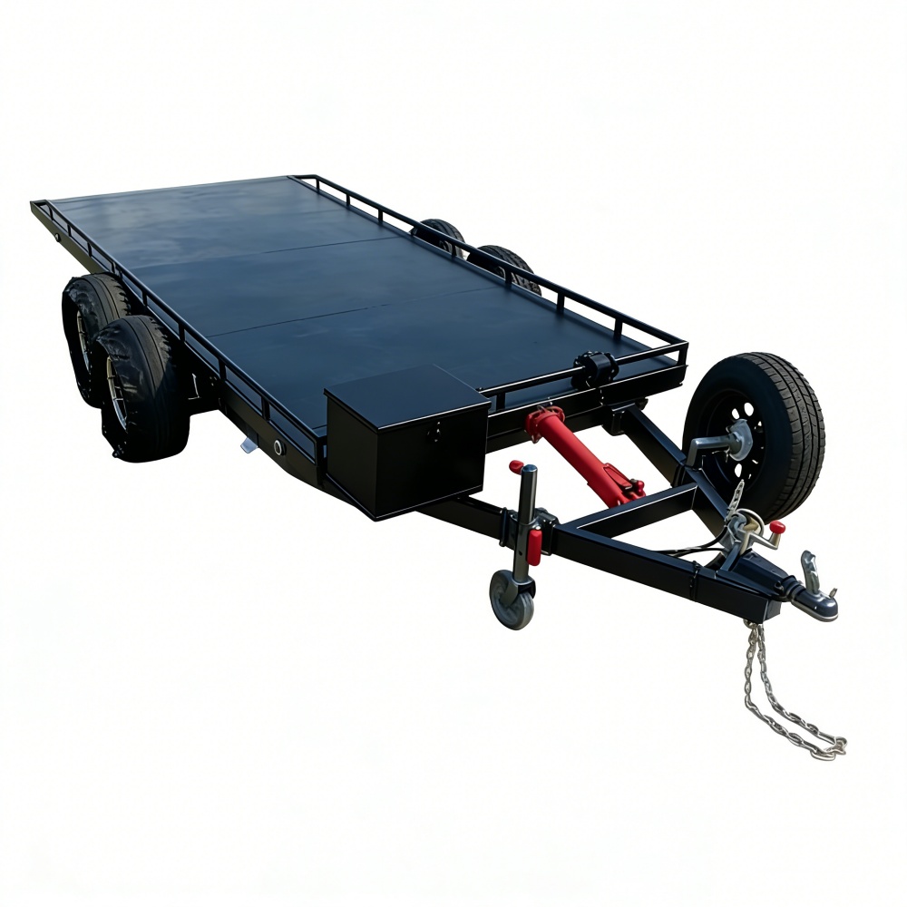 헤비듀티 이중축 스틸 카 홀러 트레일러 (전자 브레이크 - Heavy Equipment Hauler 리뷰 및 가격