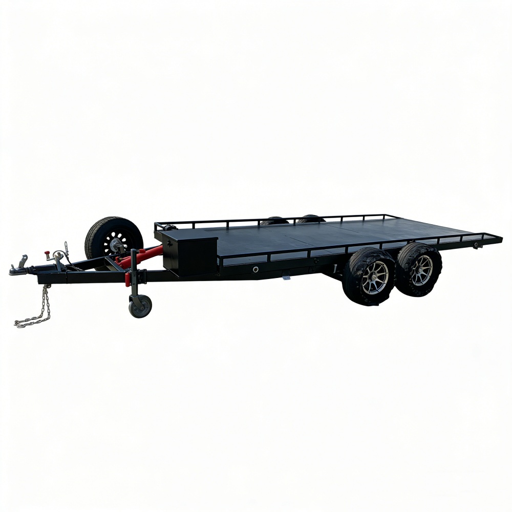 헤비듀티 이중축 스틸 카 홀러 트레일러 (전자 브레이크 - Heavy Equipment Hauler 리뷰 및 가격