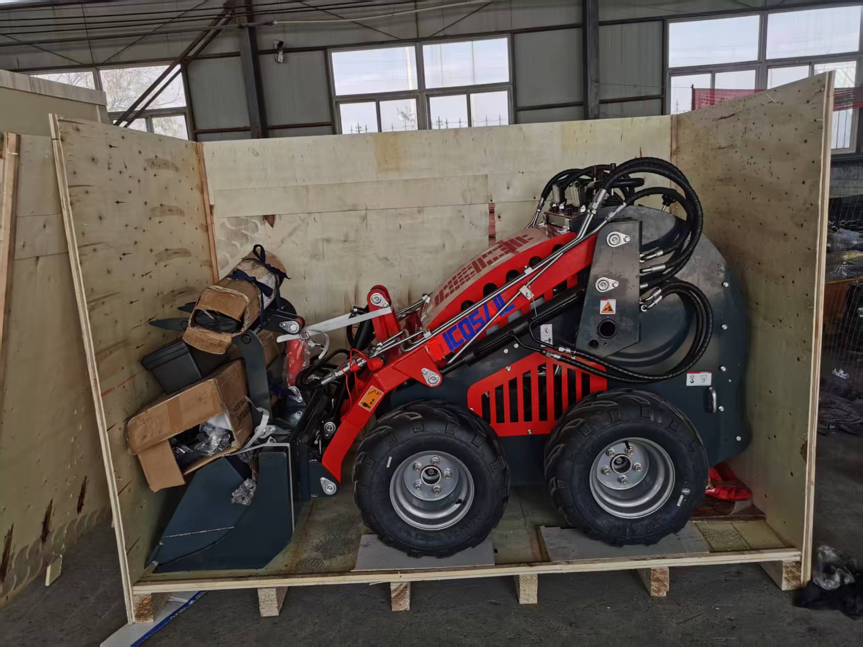 380E 스키드 스티어 로더 4륜 구동 고무 트랙 소형 - Wheel Loader 리뷰 및 가격
